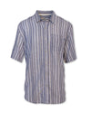 Short Sleeved Striped Madras Shirt