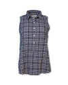 Women's Sleeveless Gingham Shirt