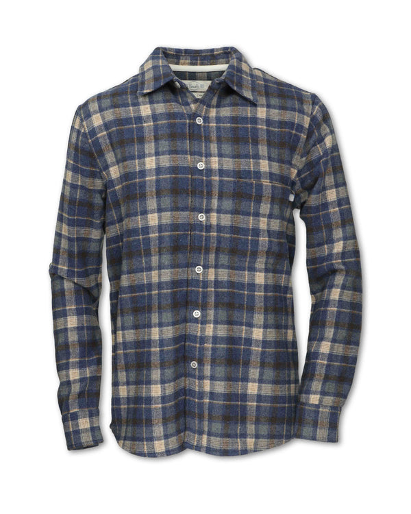 Wool Blend Plaid Flannel