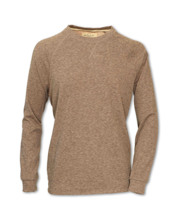 Heathered Crew Neck Pullover