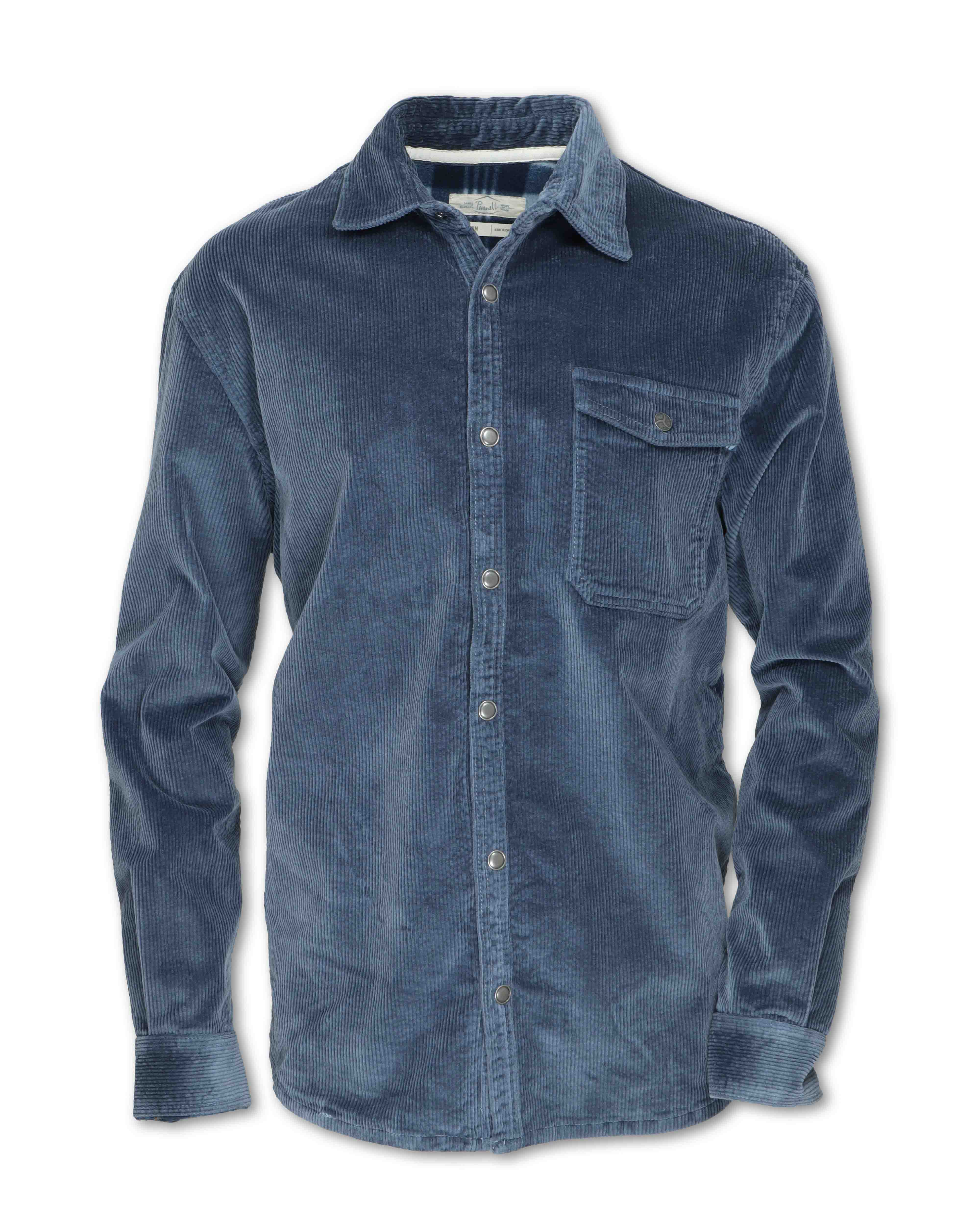 Stretch Corduroy Shirt Jacket Indigo / XXL Stretch Corduroy Shirt Jacket Indigo / XXL