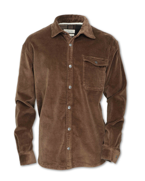 Stretch Corduroy Shirt Jacket