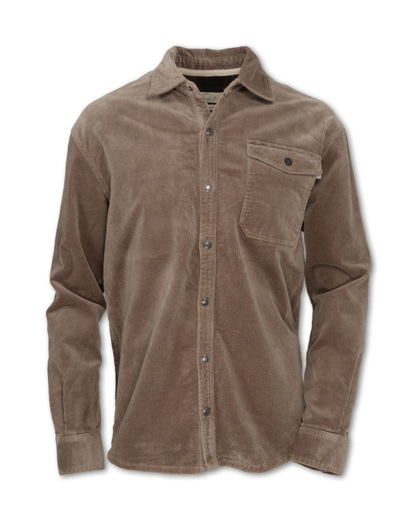 Stretch Corduroy Shirt Jacket
