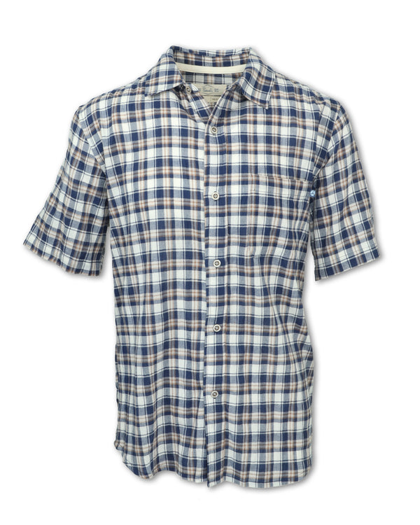 Short Sleeved Clark Plaid Shirt