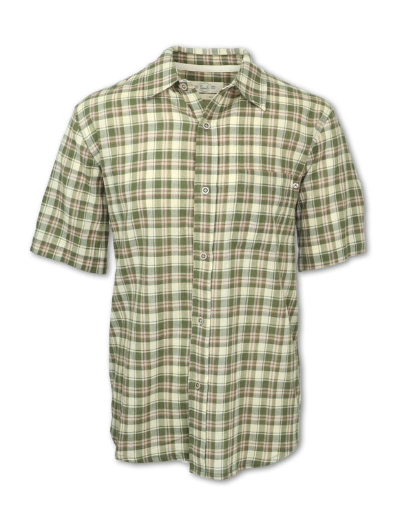 Short Sleeved Clark Plaid Shirt