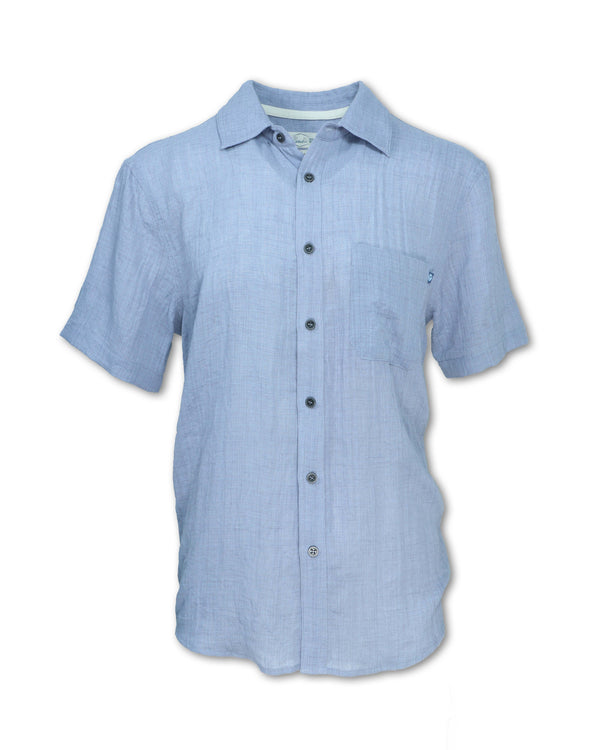Men's Short Sleeve Crosshatch Shirt