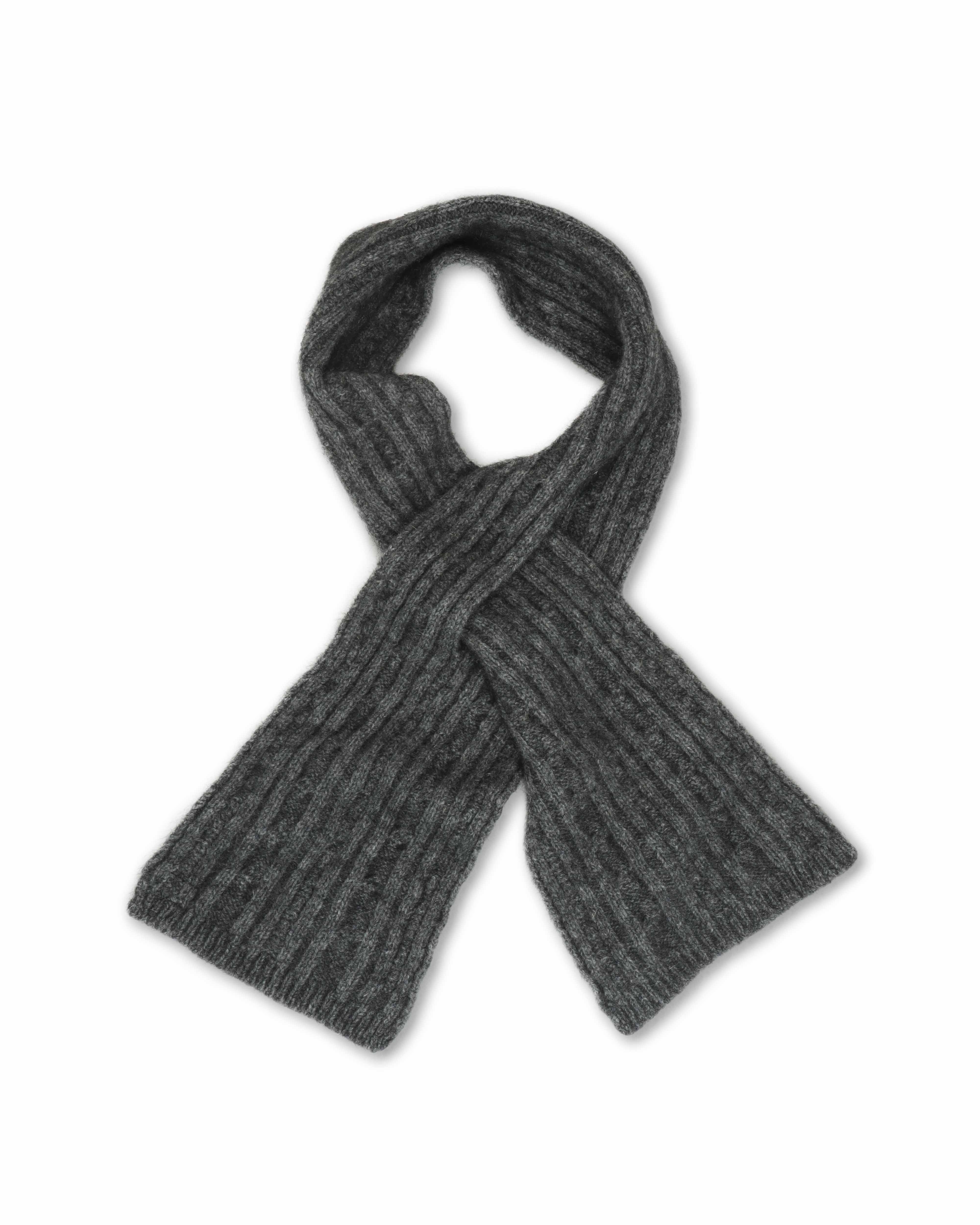 Possum Fur Cable Knit Keyhole Scarf | Sustainable Luxury – Purnell