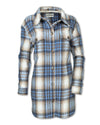 Blue Plaid Shirt Jacket