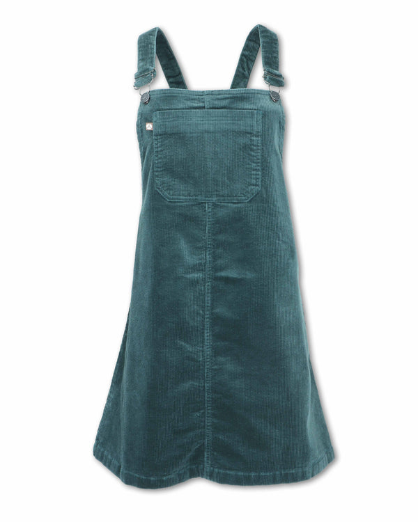 Stretch Corduroy Overall Dress