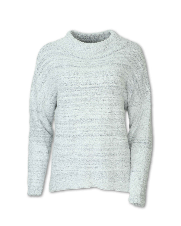 Velour Knit Tunic Sweater