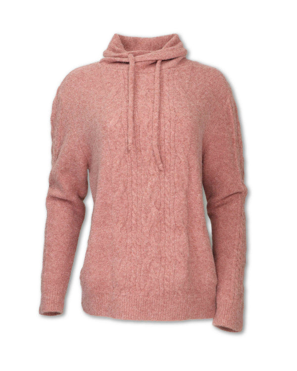 Wool Blend Cowlneck Sweater