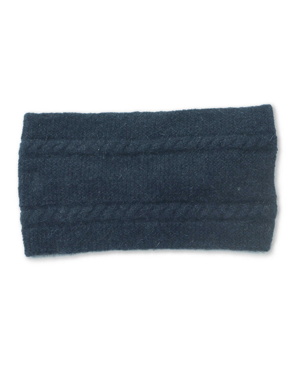 NZ Brushtail Possum Cable Knit Headband