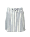 Flax Blend Striped Skort