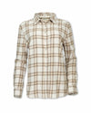 Women's Bone Plaid Flannel