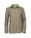 Women's Wool Blend Striped Flannel