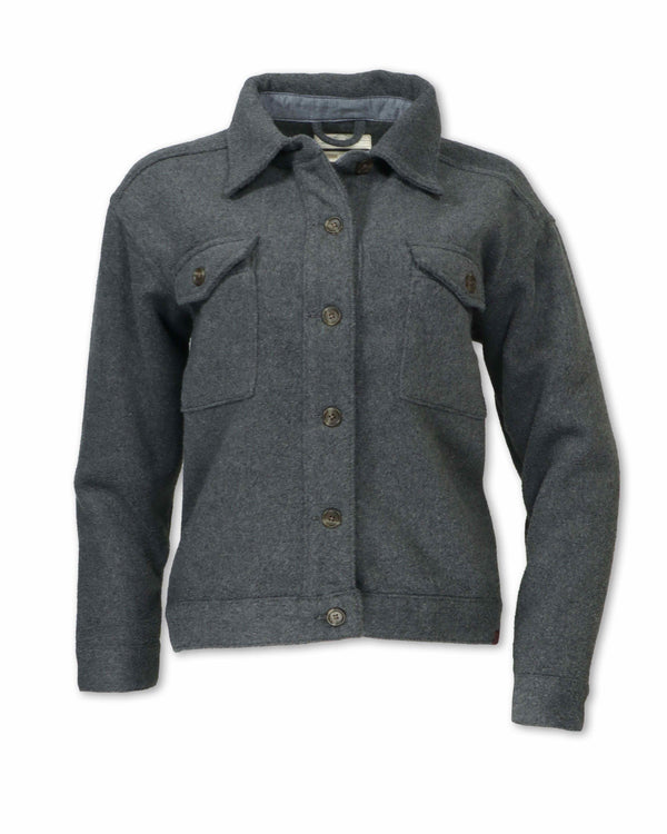 Women's Wool Blend Military Jacket