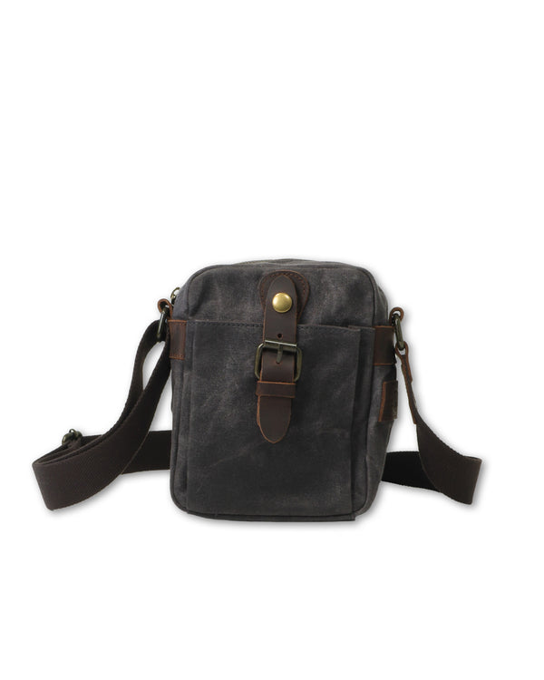 Waxed Canvas Crossbody Bag