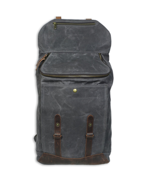 Waxed Canvas Large Travel Backpack