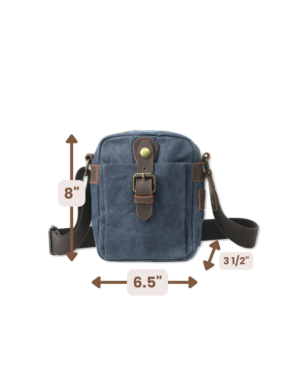 Waxed Canvas Small Field Bag