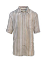 Short Sleeved Striped Madras Shirt