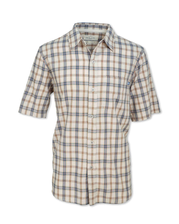 SHORT SLEEVED PLAID SHIRT