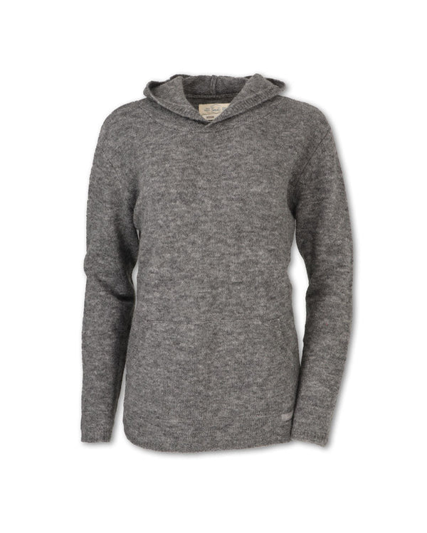 MOHAIR BLEND SWEATER HOODIE
