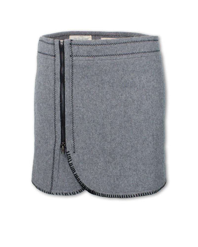 Purnell wool zip skirt deals