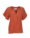 GAUZE RAGLAN SLEEVE SHIRT