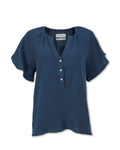 GAUZE RAGLAN SLEEVE SHIRT