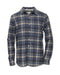 WOOL BLEND PLAID FLANNEL