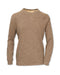 HEATHERED CREW NECK PULLOVER