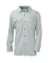 HEATHERED FLEECE BUTTON UP SHIRT