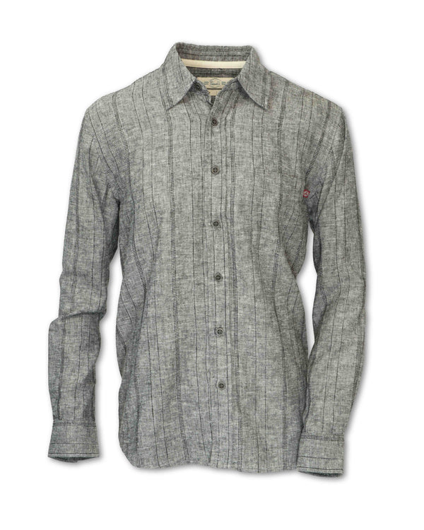 DOBBY HEMP BLEND BUTTON UP