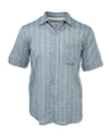 SHORT SLEEVED JACQUARD STRIPE SHIRT