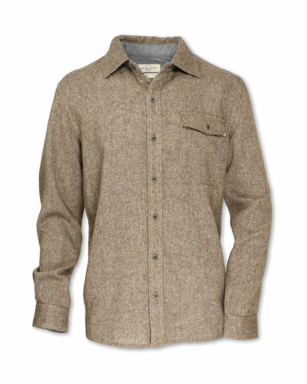 Men's Two-Tone Wool Blend Workshirt