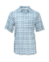 Men's Lightweight Cotton Seersucker Plaid Shirt