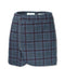 PLAID WOOL ZIP SKIRT