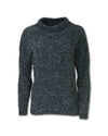 WOMENS VELOUR KNIT TUNIC SWEATER