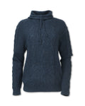 WOOL BLEND COWLNECK SWEATER