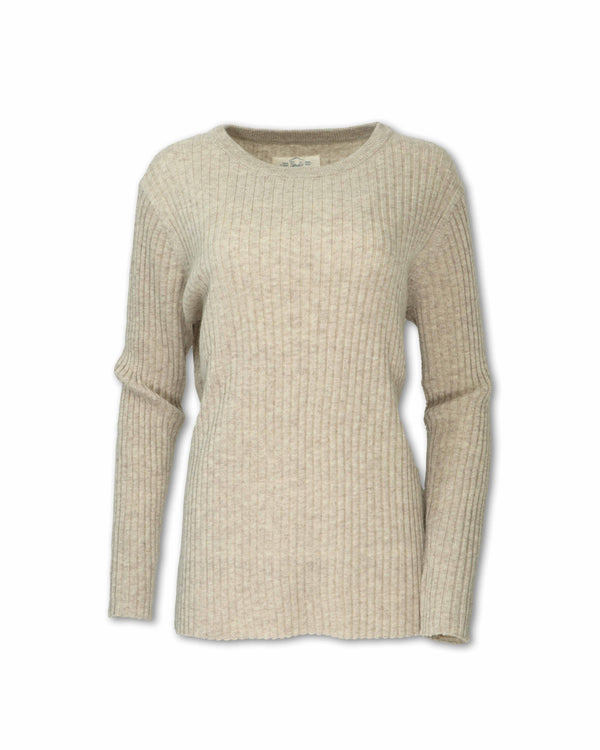 RIBBED WOOL BLEND SWEATER