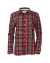 WOOL BLEND PLAID FLANNEL
