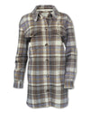 PLAID SHIRT JACKET