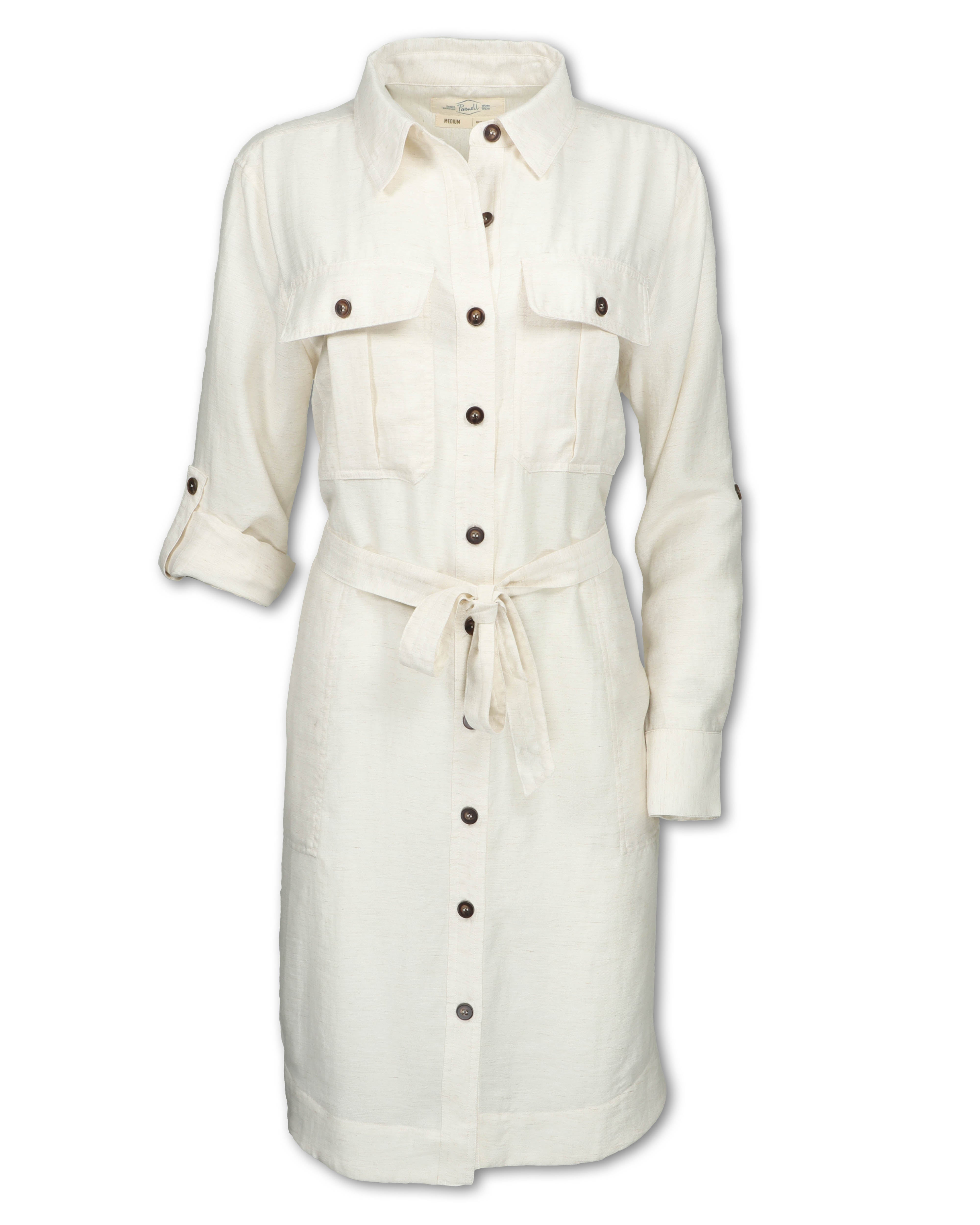 Women's Safari Dress Bone / 4