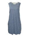 STRIPED KNIT HEMP TANK DRESS
