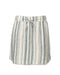 FLAX BLEND STRIPED SKORT