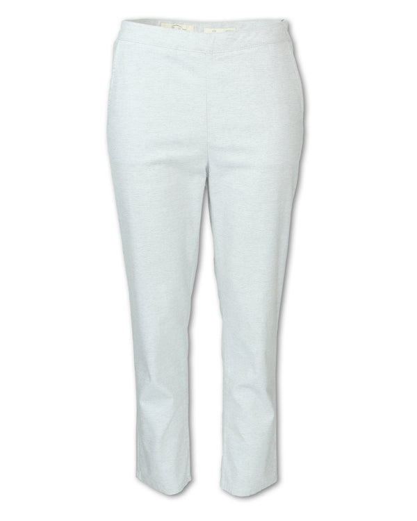 CROSSHATCH SIDE ZIP PANT
