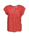 EYELET KNIT TEE