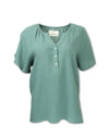 GAUZE RAGLAN SLEEVE SHIRT