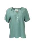 GAUZE RAGLAN SLEEVE SHIRT