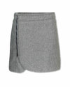 Women's Tweed Wool Zip Skirt